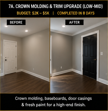 Crown Molding and Trim Upgrade